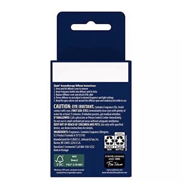 Glade Essential Oil Diffuser Lot Of 3 Refills Aromatherapy Orange Neroli 0.56oz - Picture 2 of 2